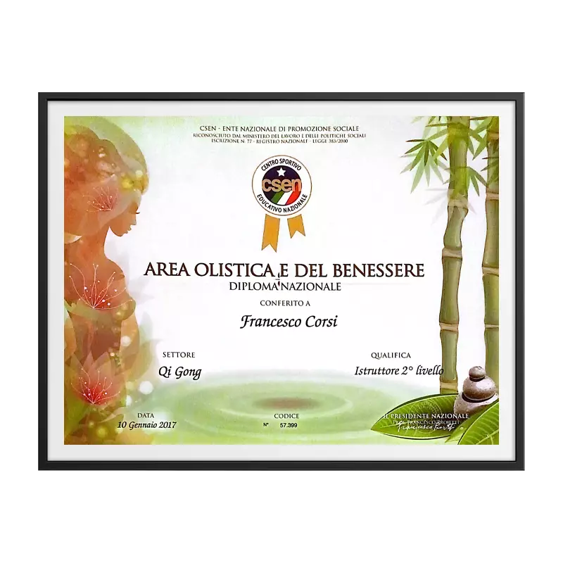 Diploma Qi Gong CSEN